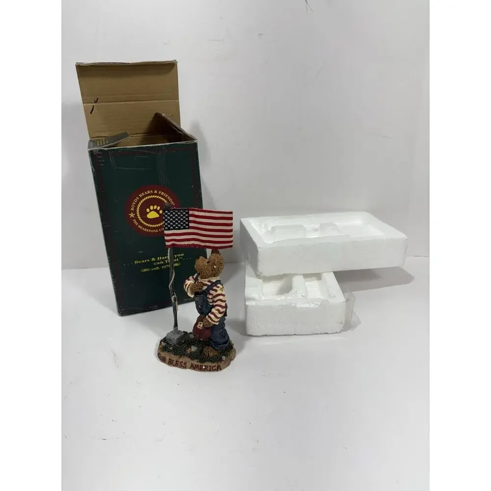 Boyds Bears SAMMY BEARMERICAN I‎ PLEDGE ALLEGIANCE 1E/21 227787 New